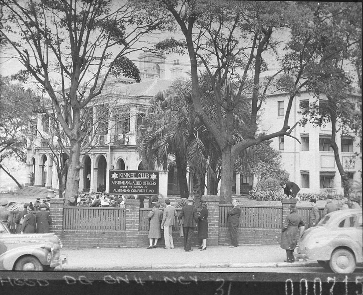 Kinneil Club for Australian and Allied Officers under the control of the ACF taken for Australian Comforts Fund, Elizabeth Bay (1944)