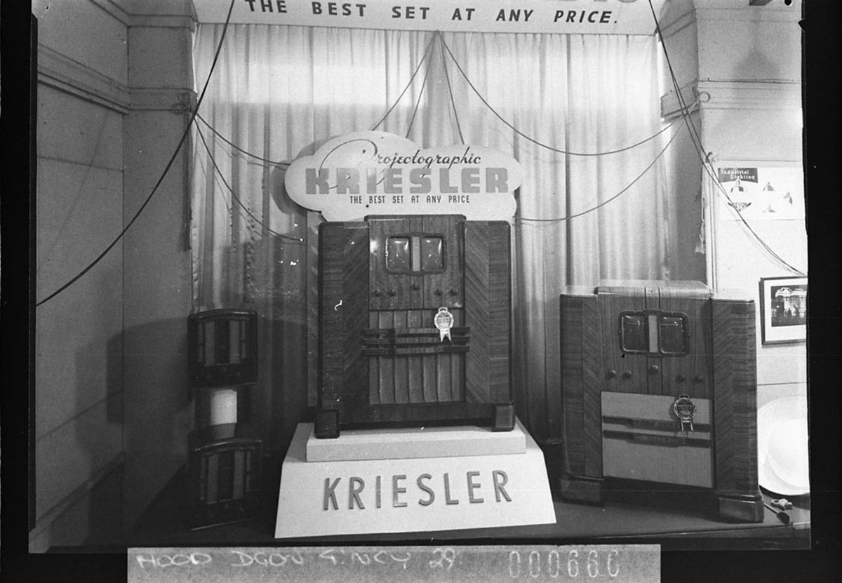 Kriesler Radio display at Mark Foys, Sydney city centre (1938)