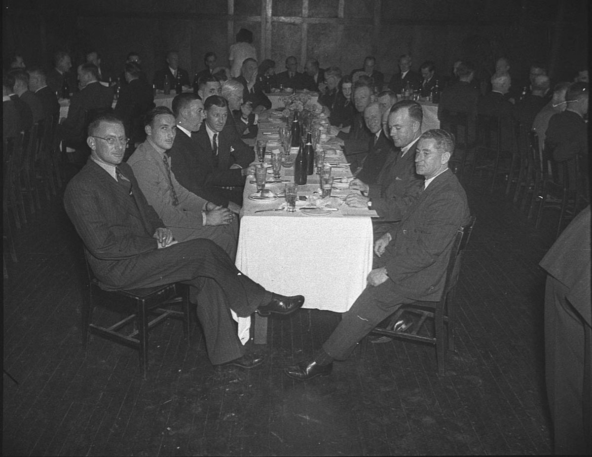 Leather workers dinner at Sargents (1948)
