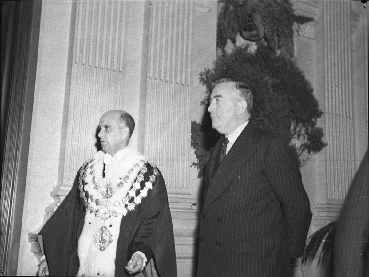 Lord Mayors Reception to Prime Minister Mr Menzies, Sydney city centre (1939)