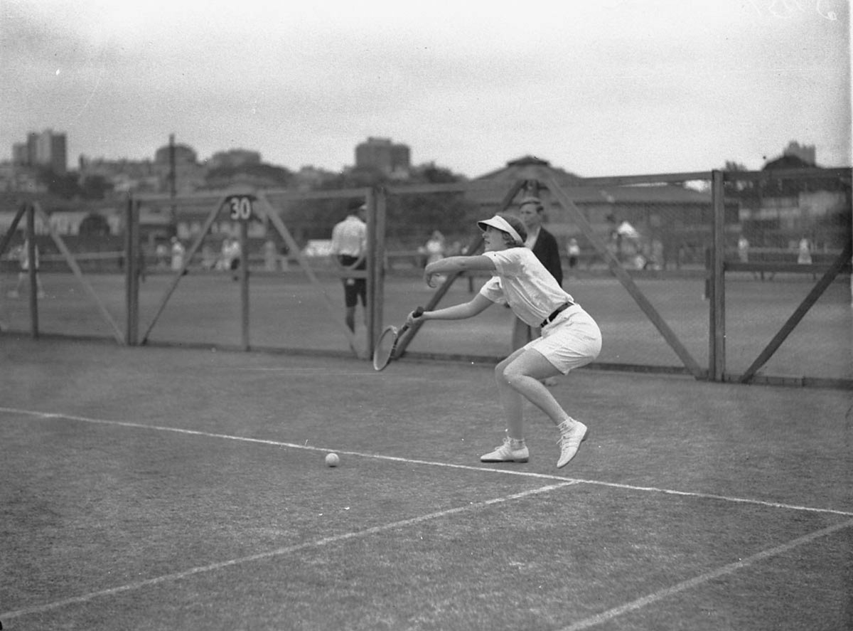 M McCarthy of Newcastle Lawn Tennis Country Carnival Rushcutters Bay January 1935