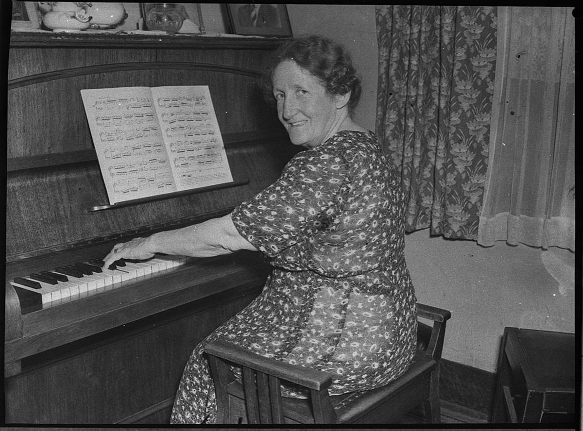 Madame Rachel Le Patourel music teacher (1953)