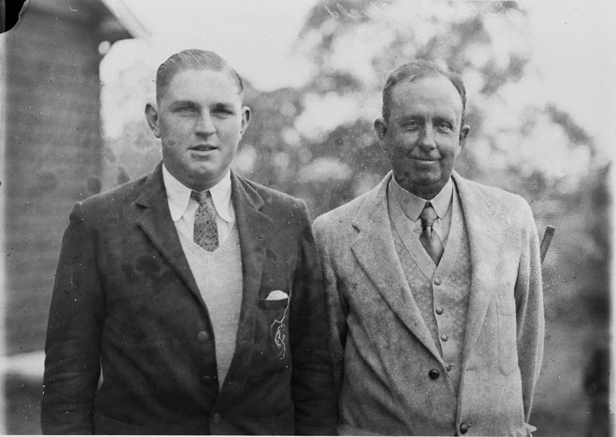 Manly golf Jim Ferrier and Eric Apperley (c. 1929)