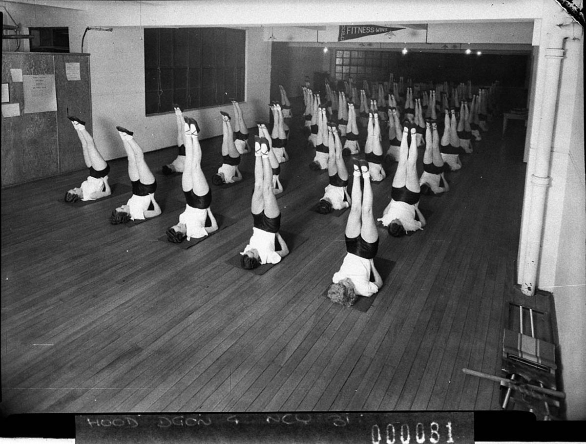 Miss Bostocks gym Wembley House (1940)