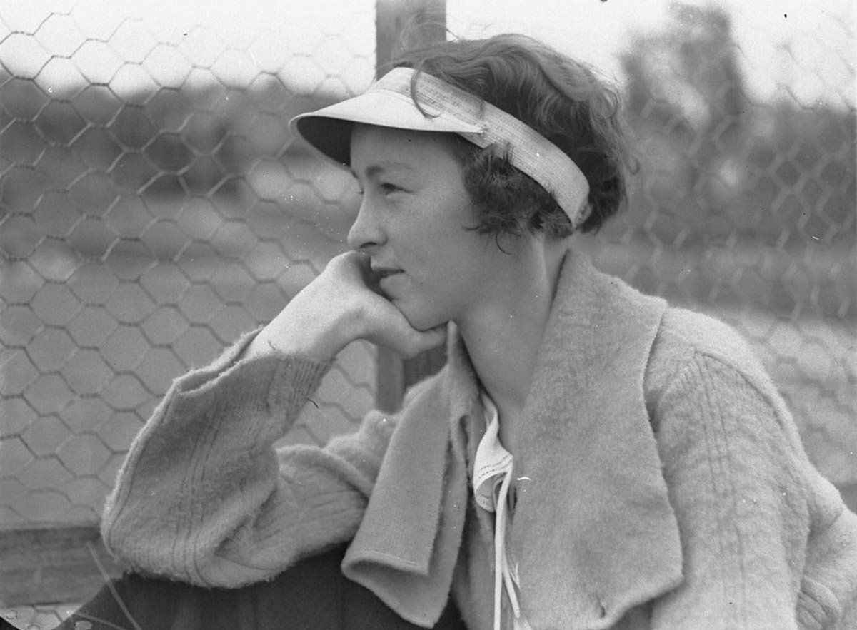 Miss H Collins Lawn Tennis Country Carnival Rushcutters Bay January 1935