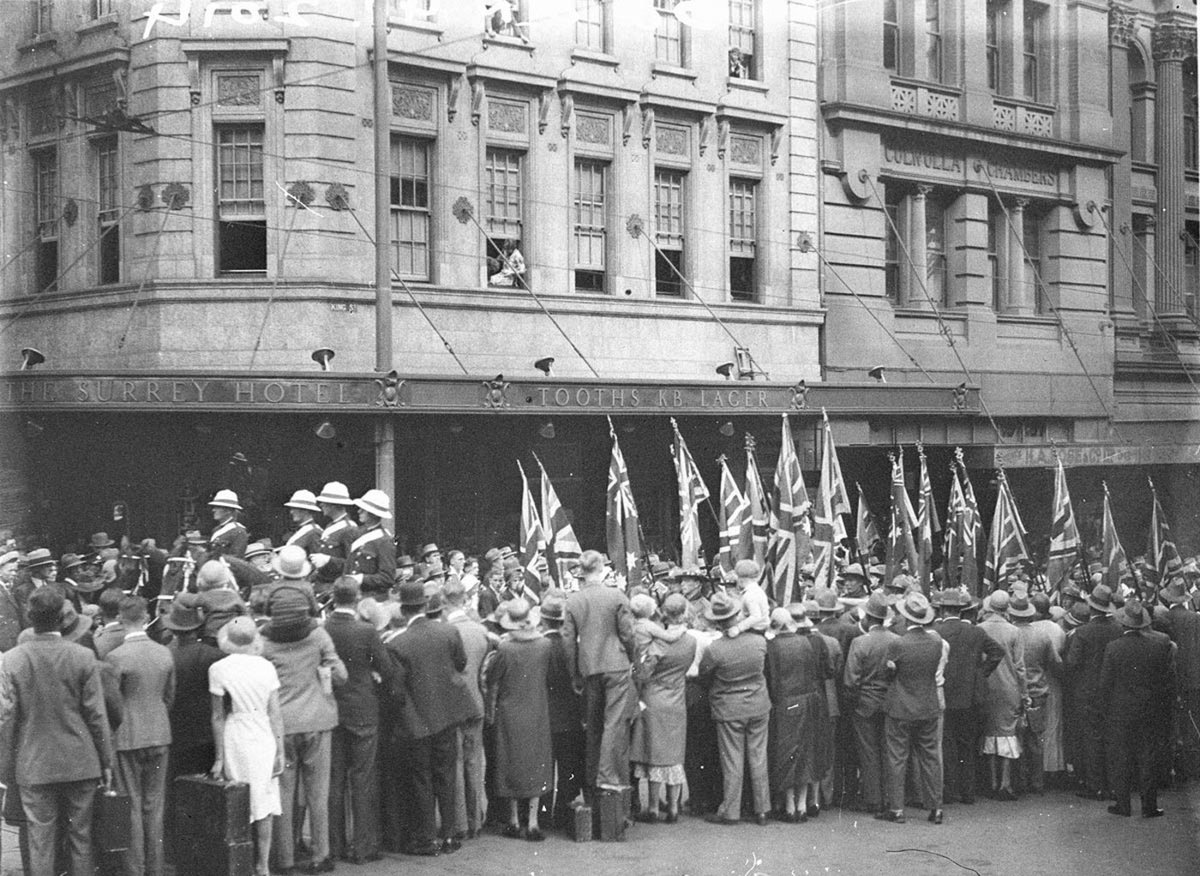 Mounted police lead (c. 1931)