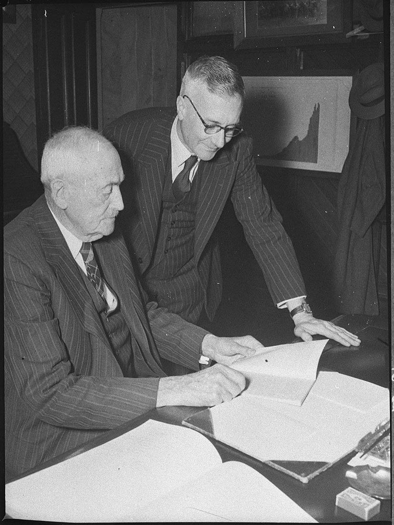 Mr CG Schroder president Hunter District Water Board (1953)