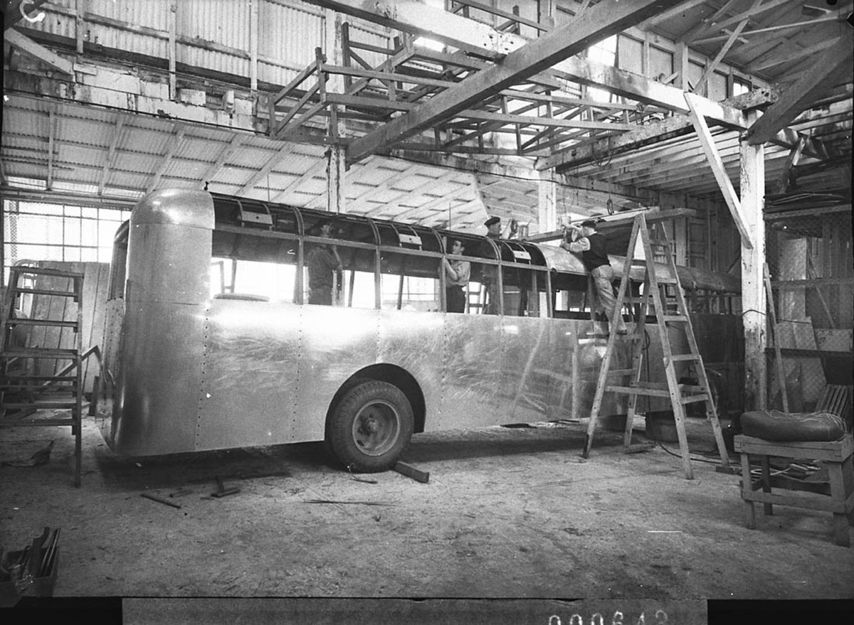 New AEC singledeck bus, Sydney (1947)