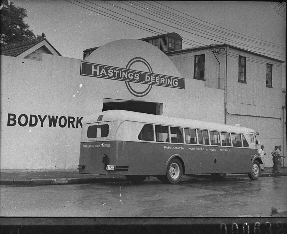New AEC singledeck bus for Parramatta Bus Company, Sydney (1947)
