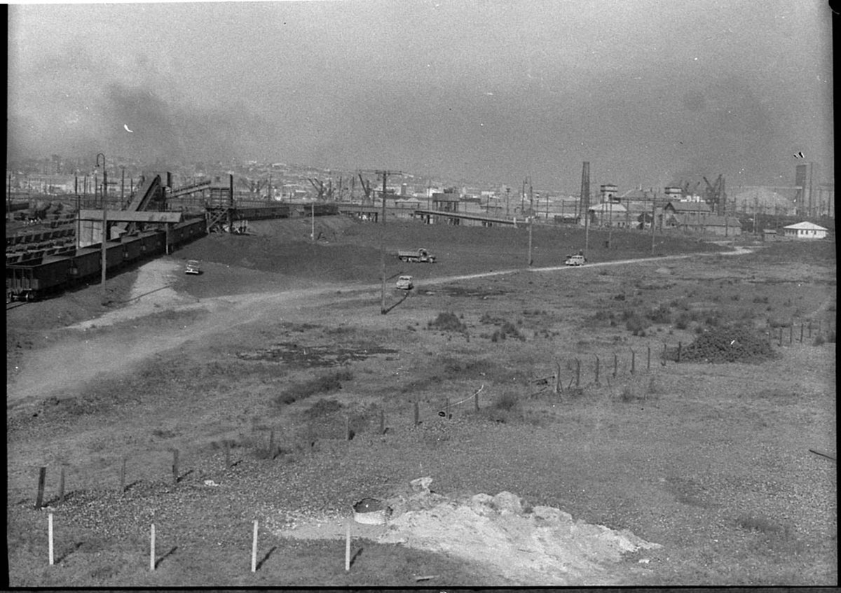 New coal loading plant at Carrington (1957)