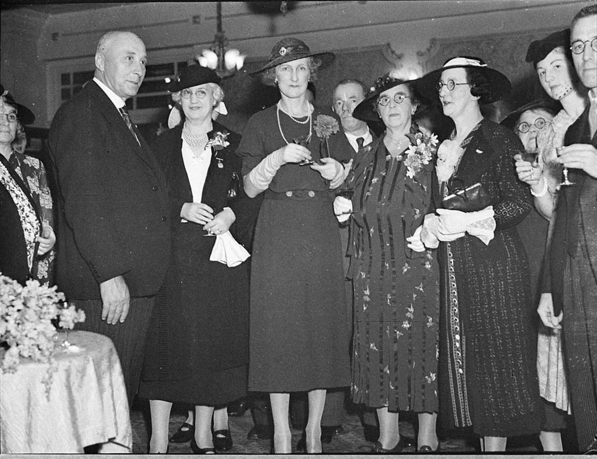 New Zealand Womens Association reception to Lady Galway Carlton Hotel, Sydney city centre (1938)