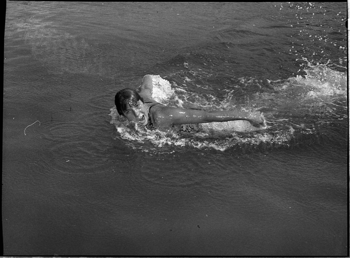 Olympic swimmer Pam Ovenden (1956)