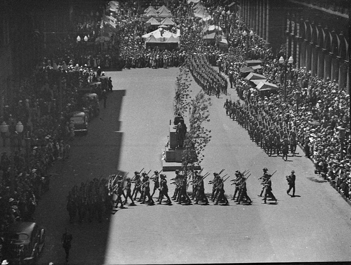Parade on Lord Mayors Patriotic Appeal day (1939)