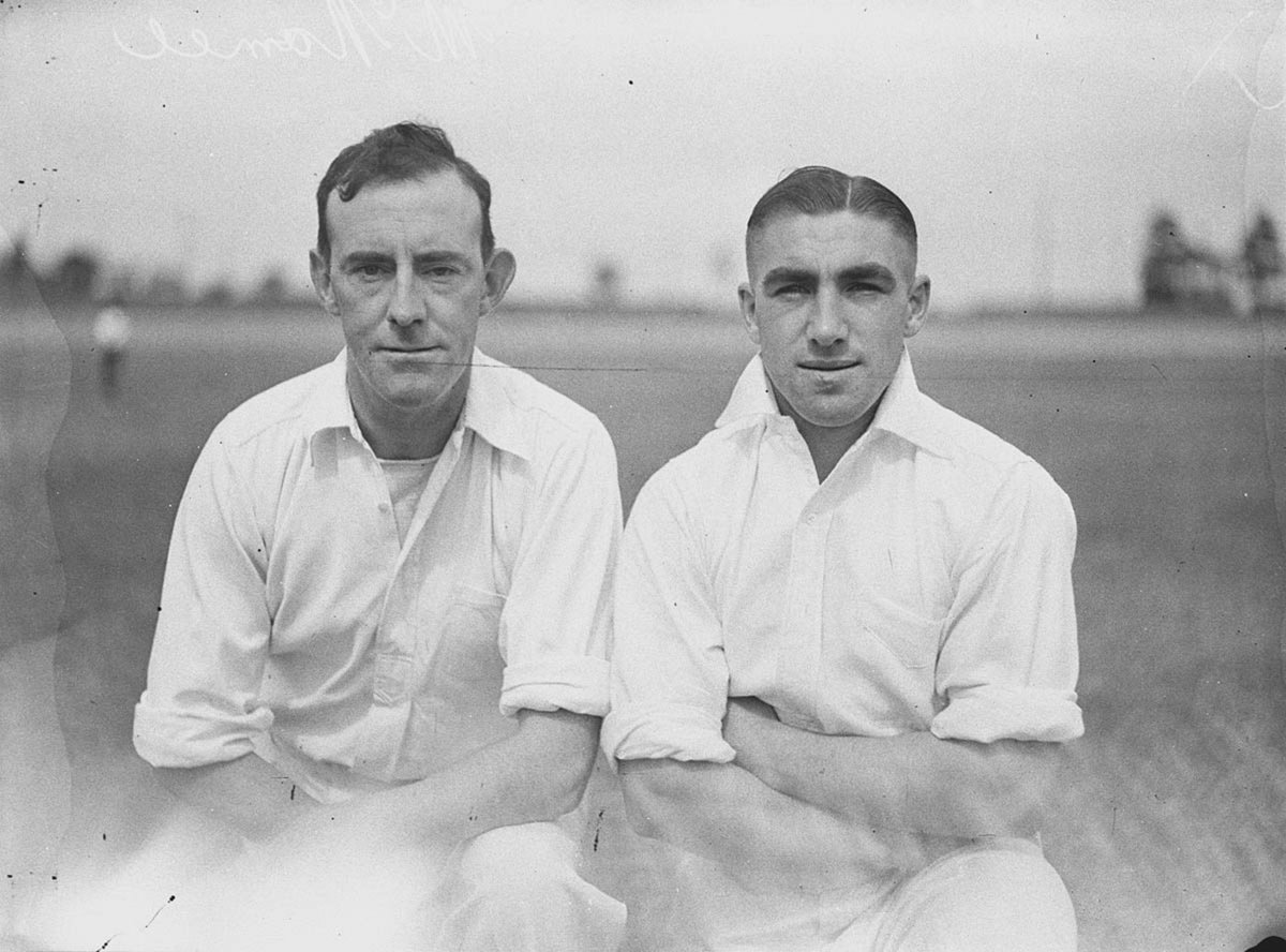 Portrait of an unidentified cricketers (1920s)