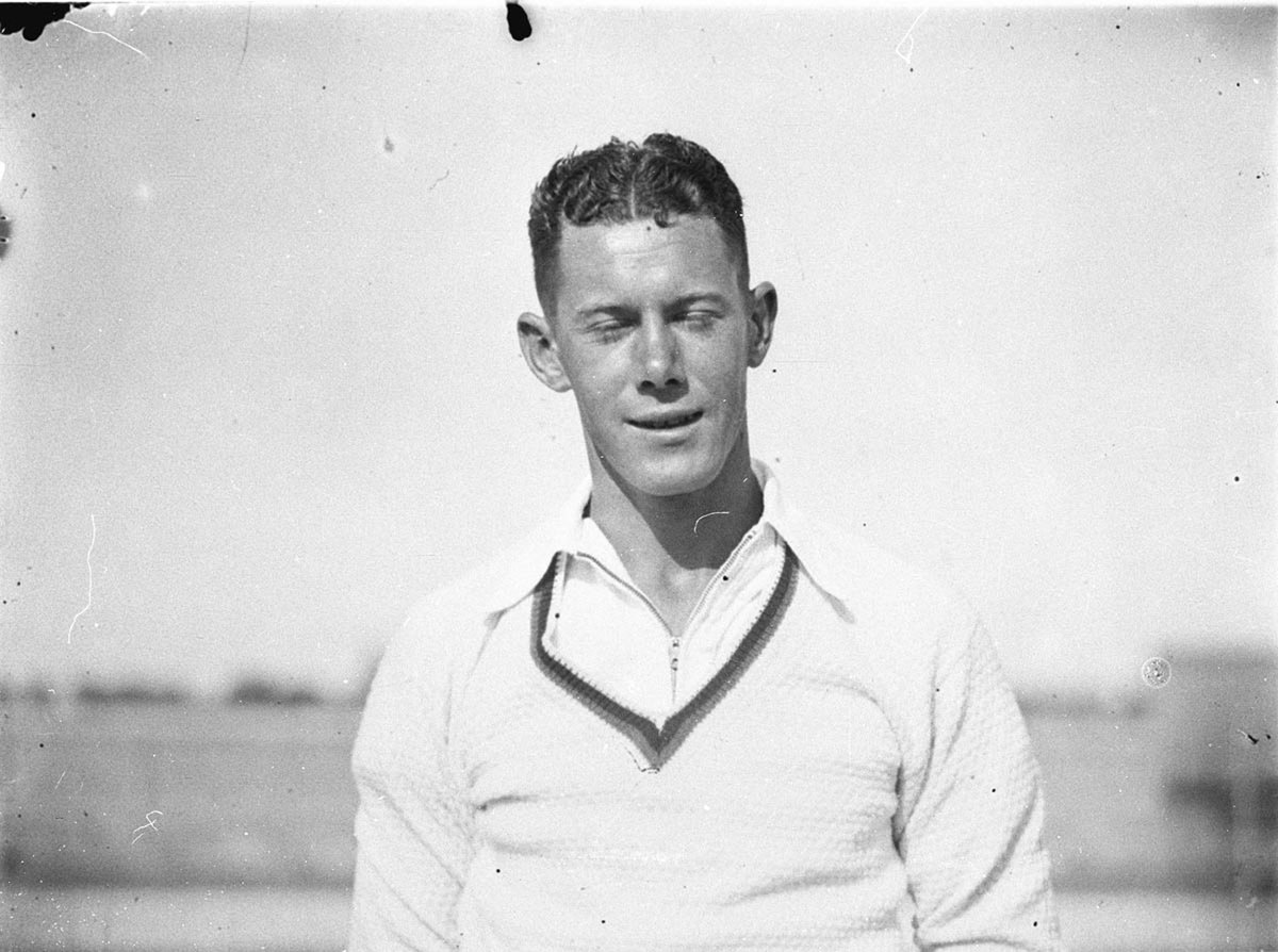 Portrait of cricketer WA Bill Brown (1932)