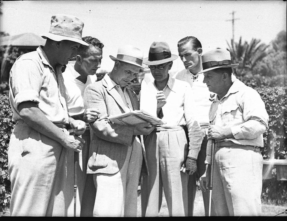 Postal golf at Manly taken for Golf in Australia (1939)