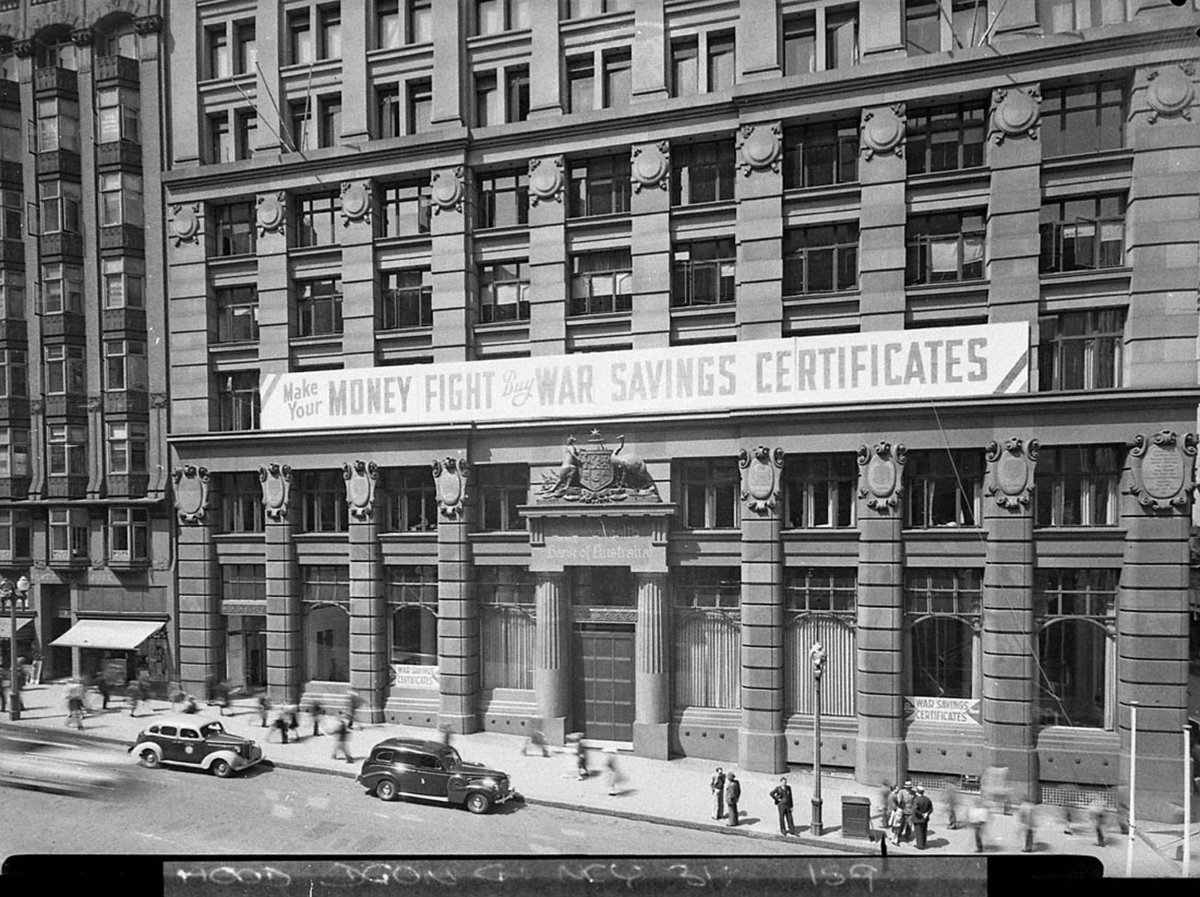 Poster Make Your Money Fight War Savings Certificates Win the War Week, Sydney (1940)