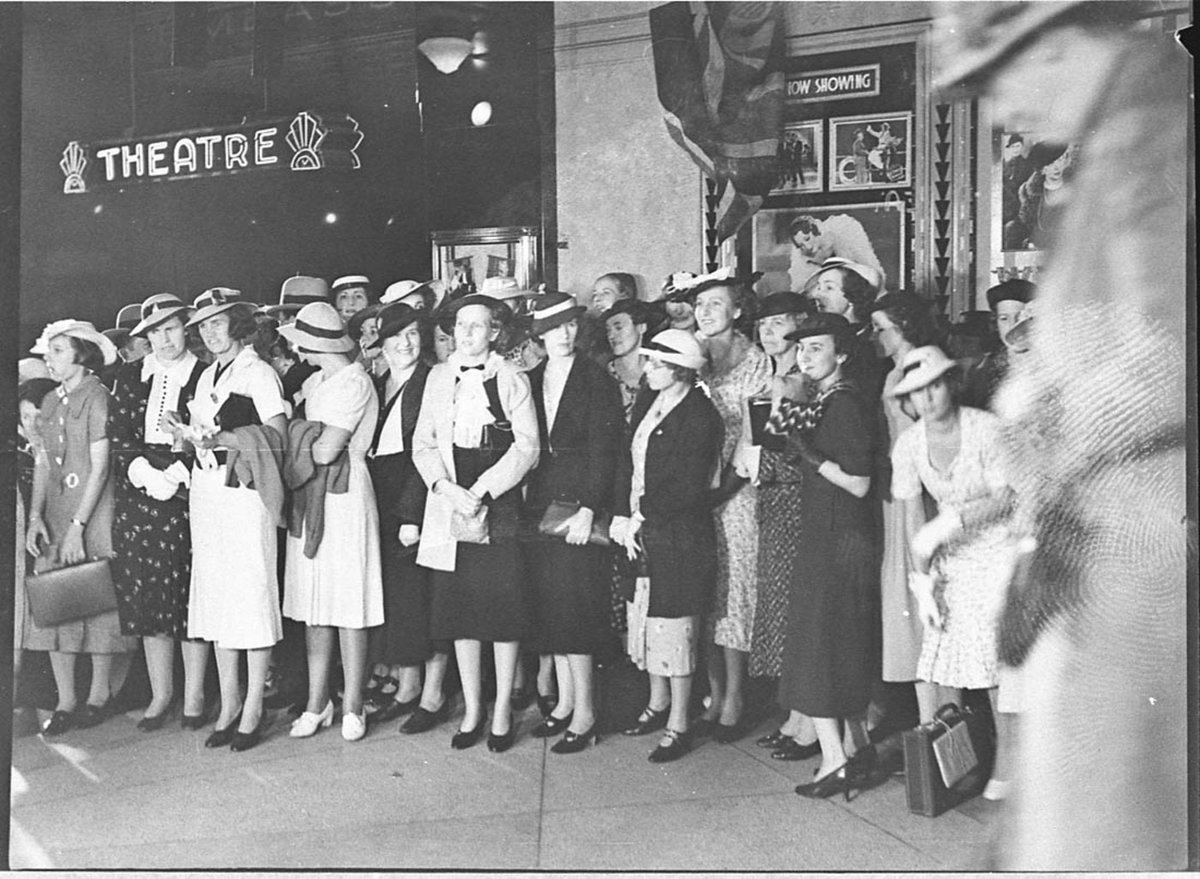 Premiere of It isnt done Embassy Theatre taken for British Empire Films (1937)
