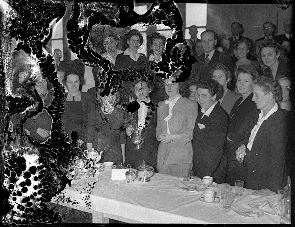 Presentation and farewell to Miss Bourke (1946)