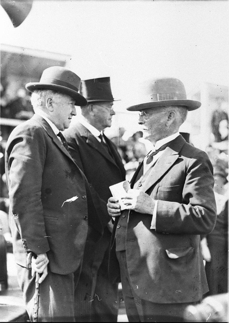 Prime Minister Joe Lyons and J J C Bradfield (1932)