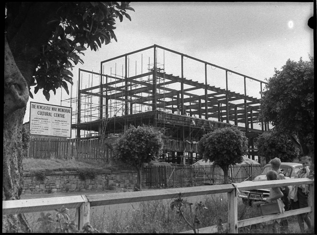Progress on new Cultural Centre building (1955)