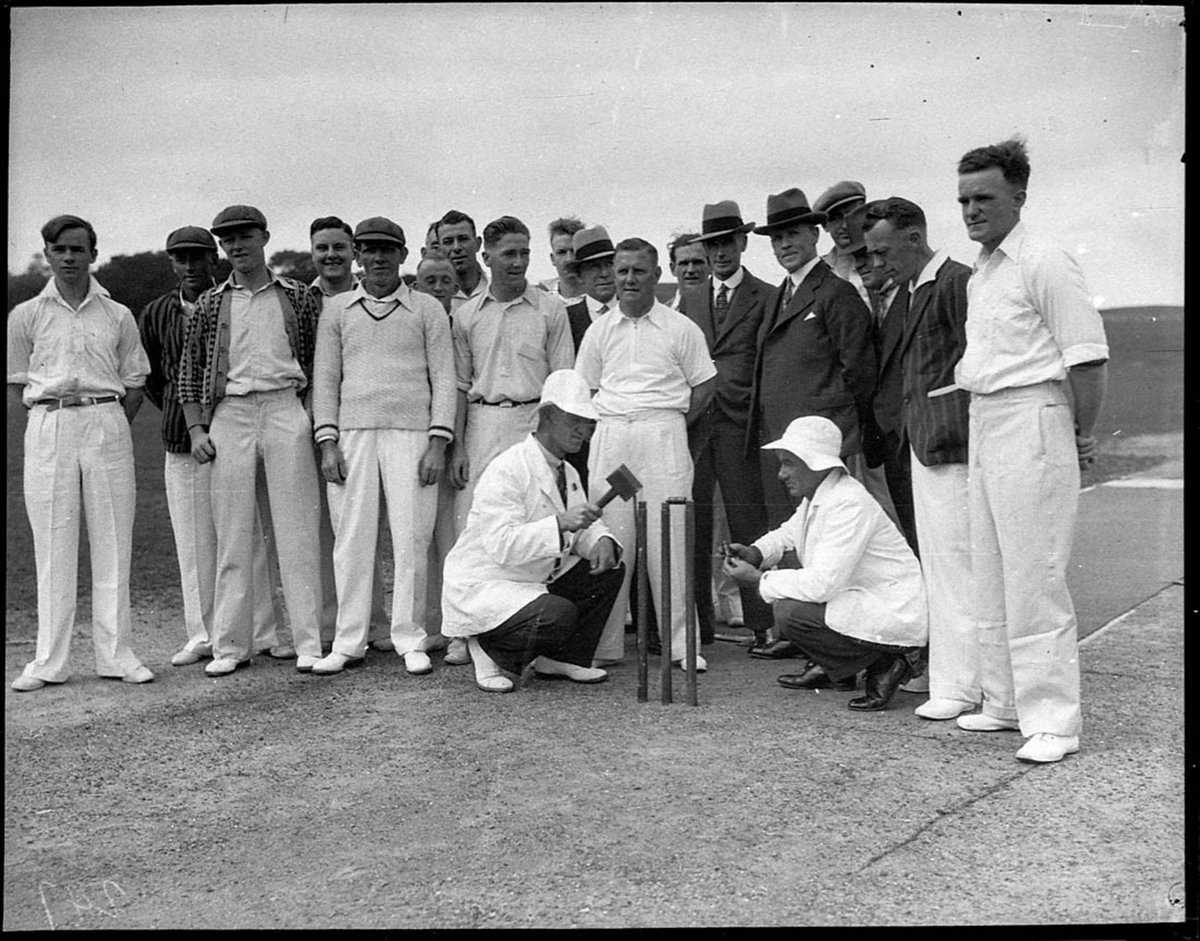 Railway cricket opening (1934)
