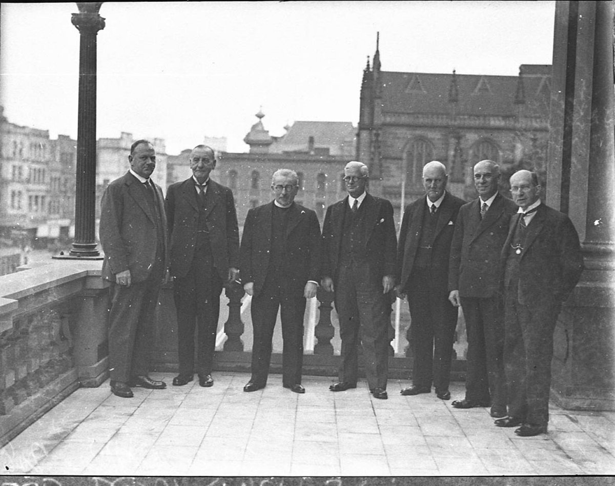 Reception for rabbi (1935)