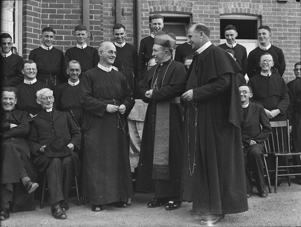 Redemptorist Fathers visit of Cardinal Gilroy (1946)