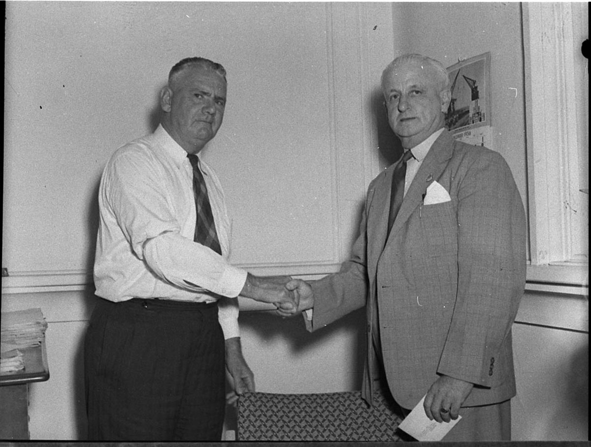 Retirement at Public Works Department (1956)