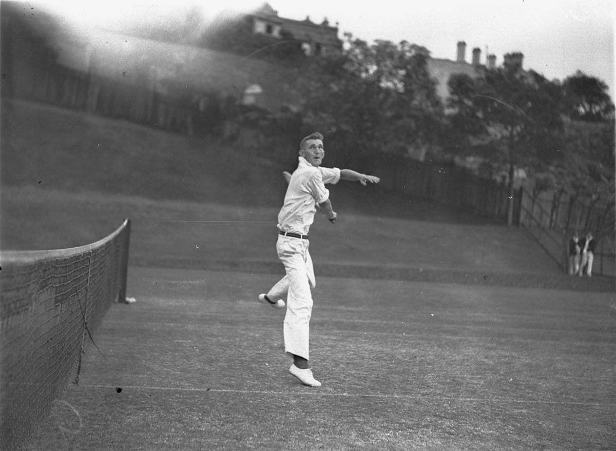 S Holland of Newcastle Lawn Tennis Country Carnival Rushcutters Bay January 1935