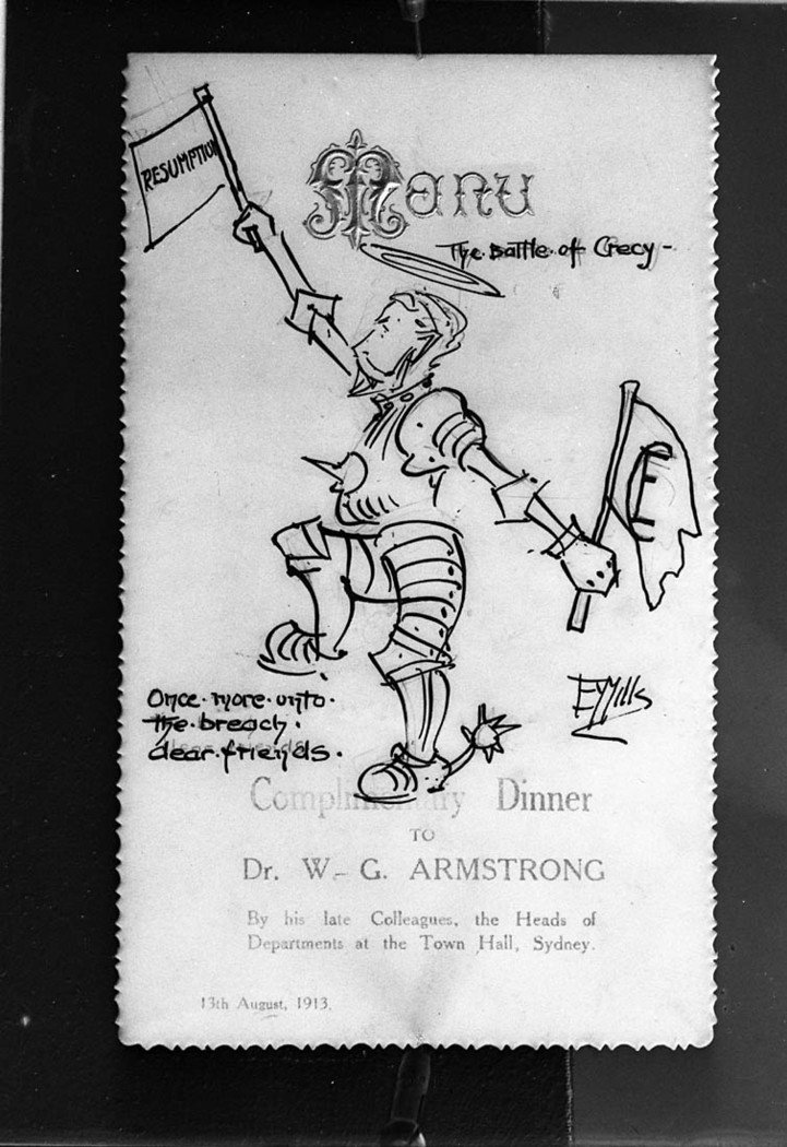 Sketch by E Mills (1930s)