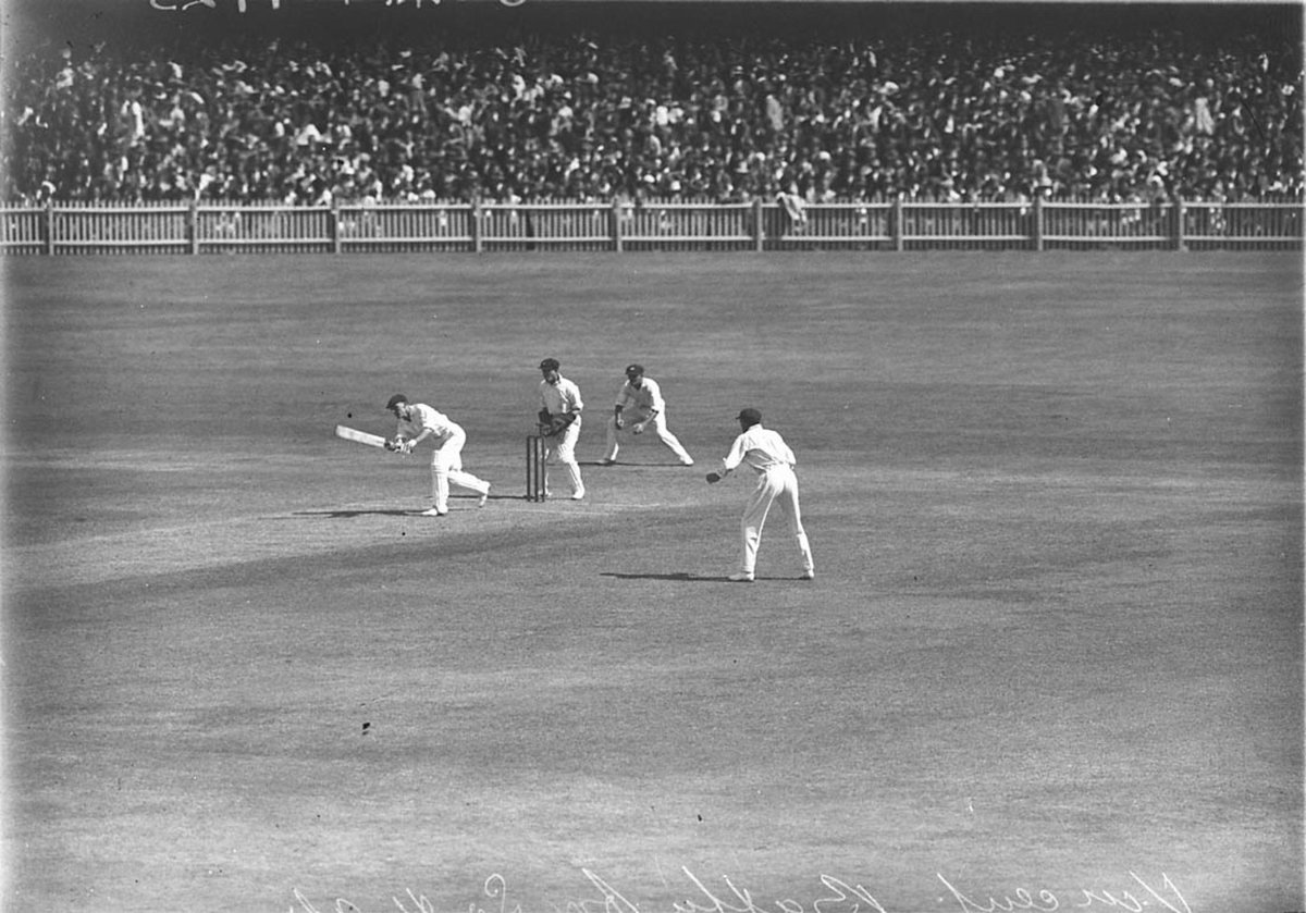 South Africa v Australia at Sydney Cricket Ground Vincent batting, Moore Park (1930s)