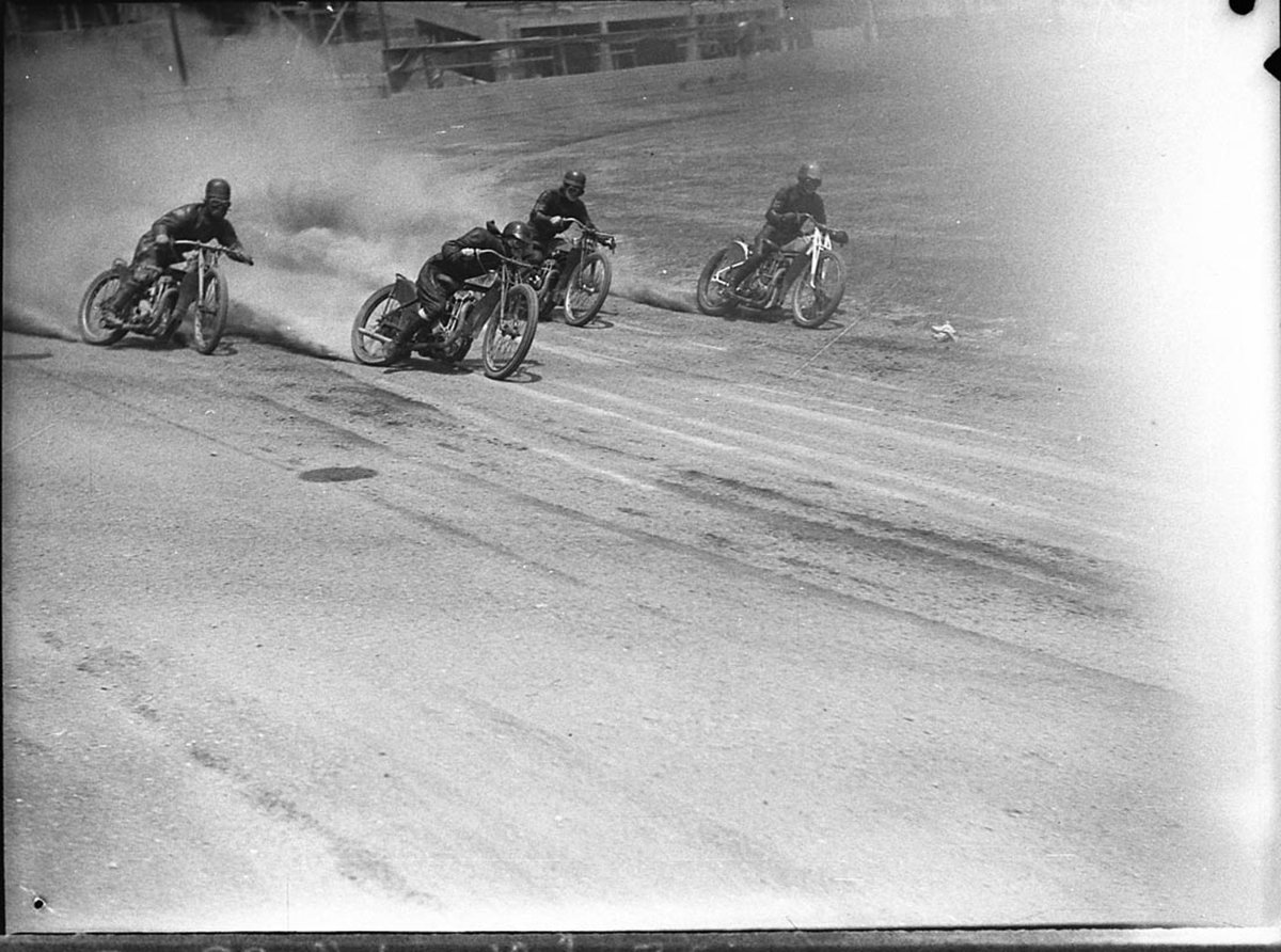 Speedway trials at Showground taken for Empire Speedways Ltd, Moore Park (1936)