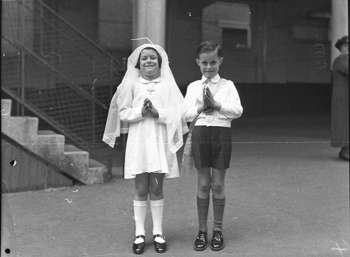 St Francis Convent first communion (1943)