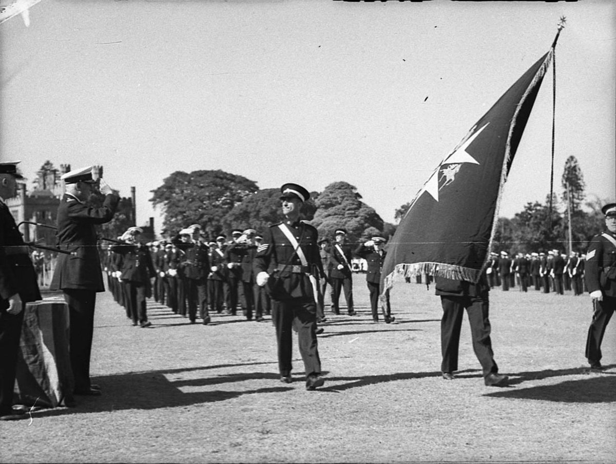 St Johns Ambulance parade, Sydney city centre (1941)