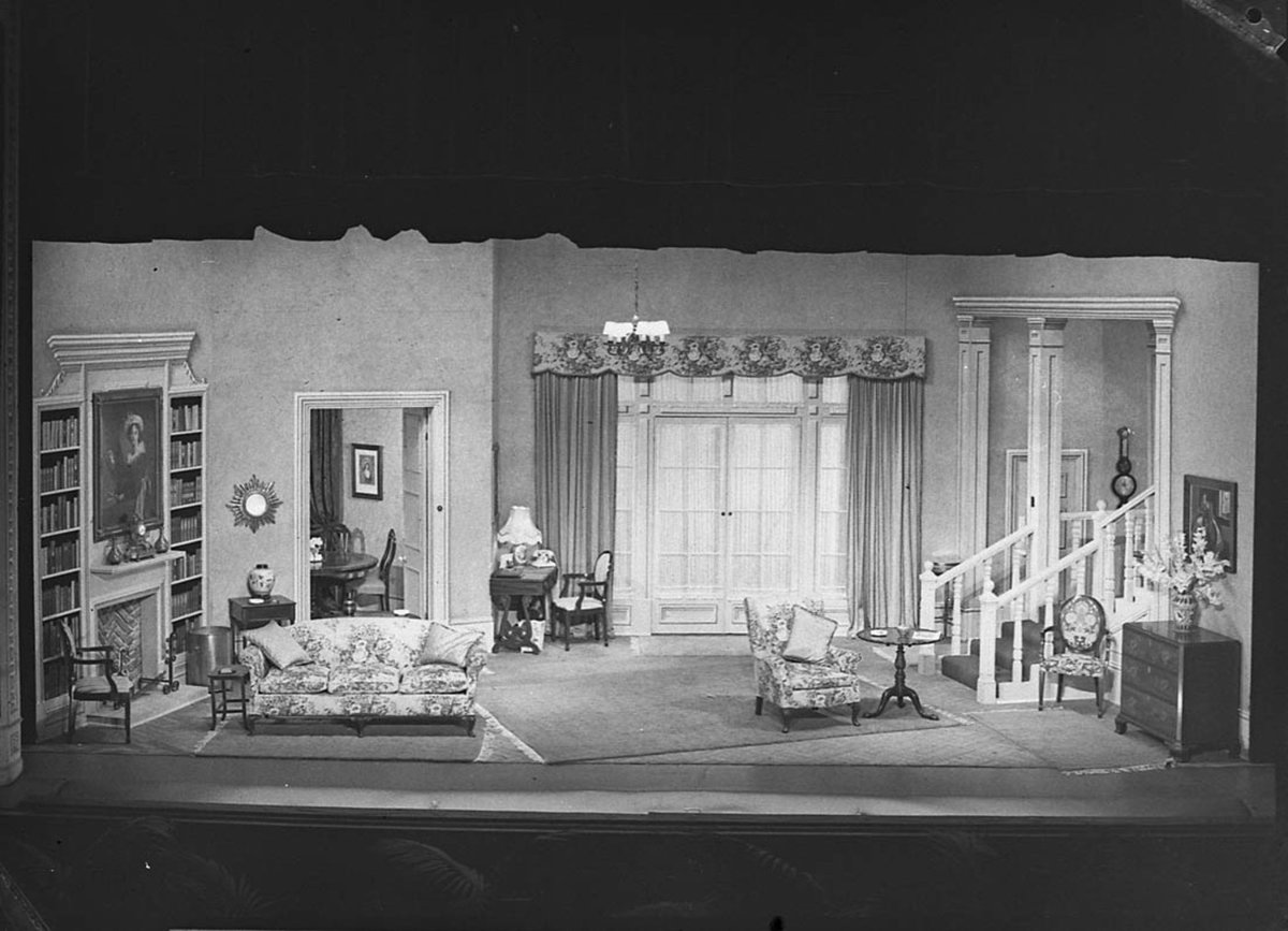 Stage setting for Claudia (1942)