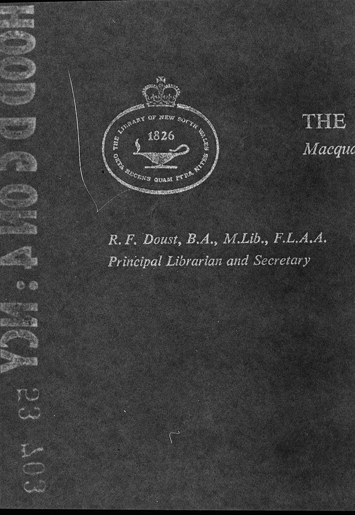 State Library letterhead and logo lamp and crown (1973–87)