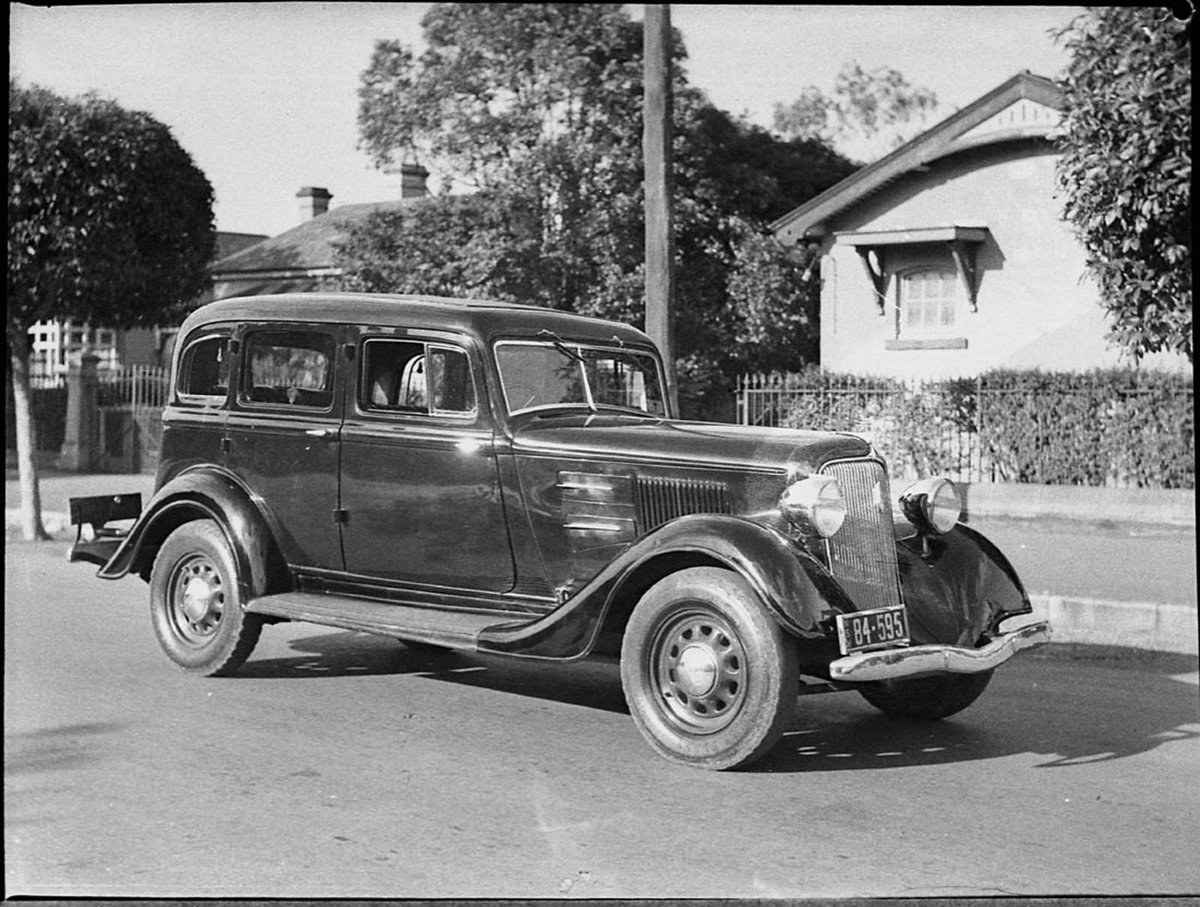 Sterling Motors car taken for Telegraph classified ads (1937)