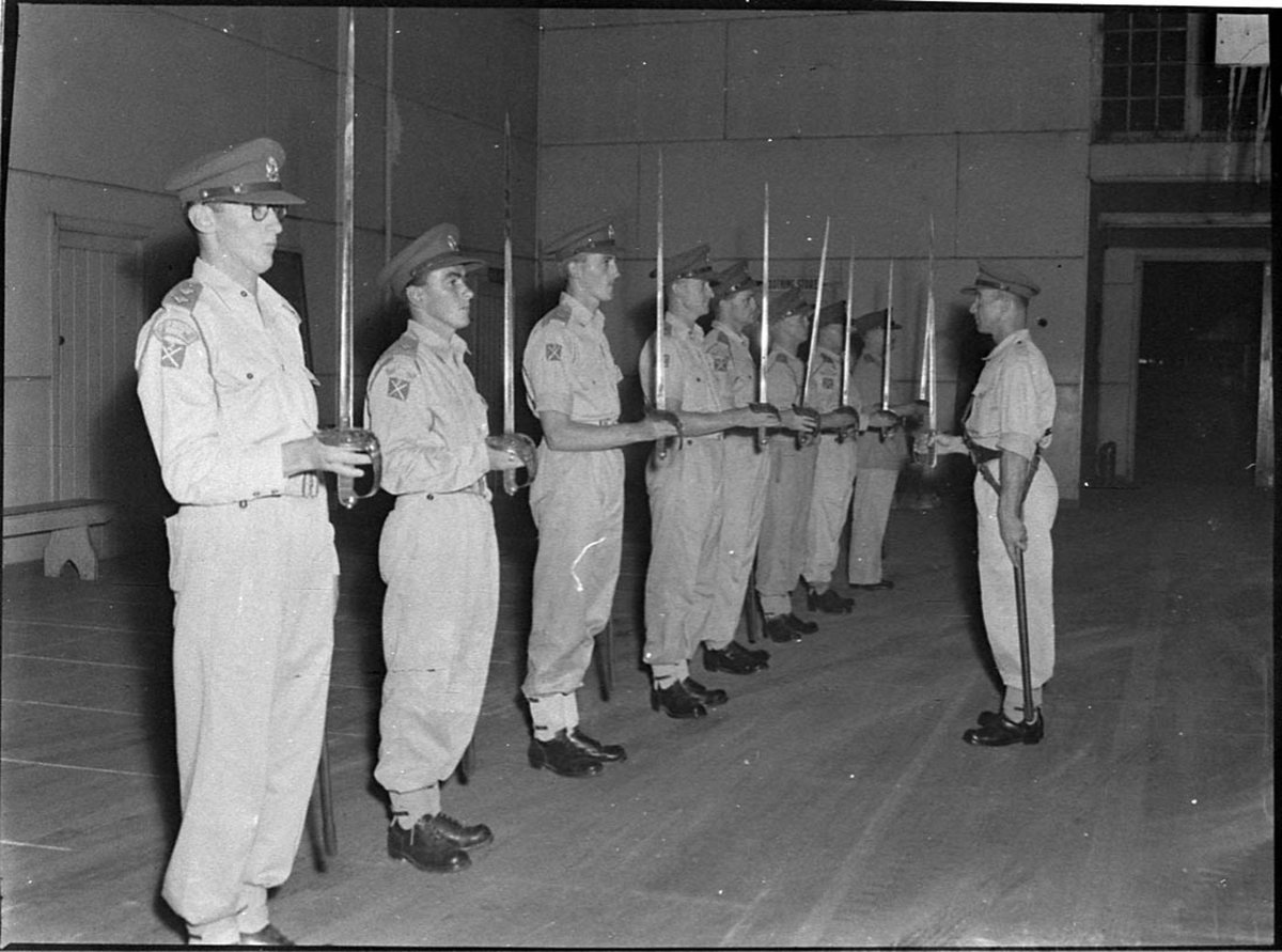 Sword drill City of Newcastle Regiment (1956)