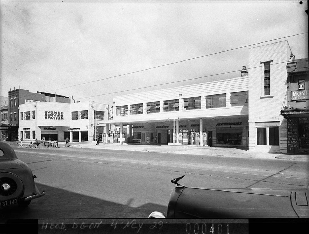 Sydney Service Station Flinders Street, Darlinghurst (1938)