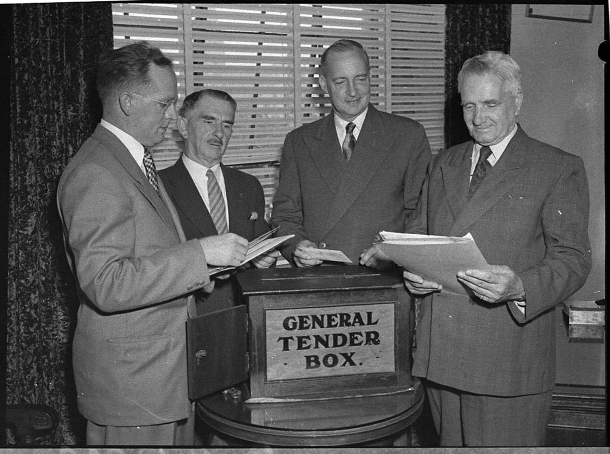Tenders for Cultural Centre (1955)