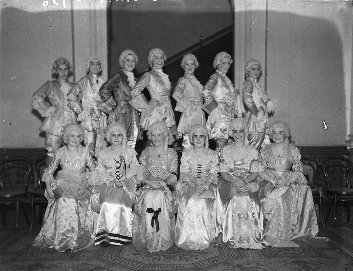 The Pompadour group (c. 1932)
