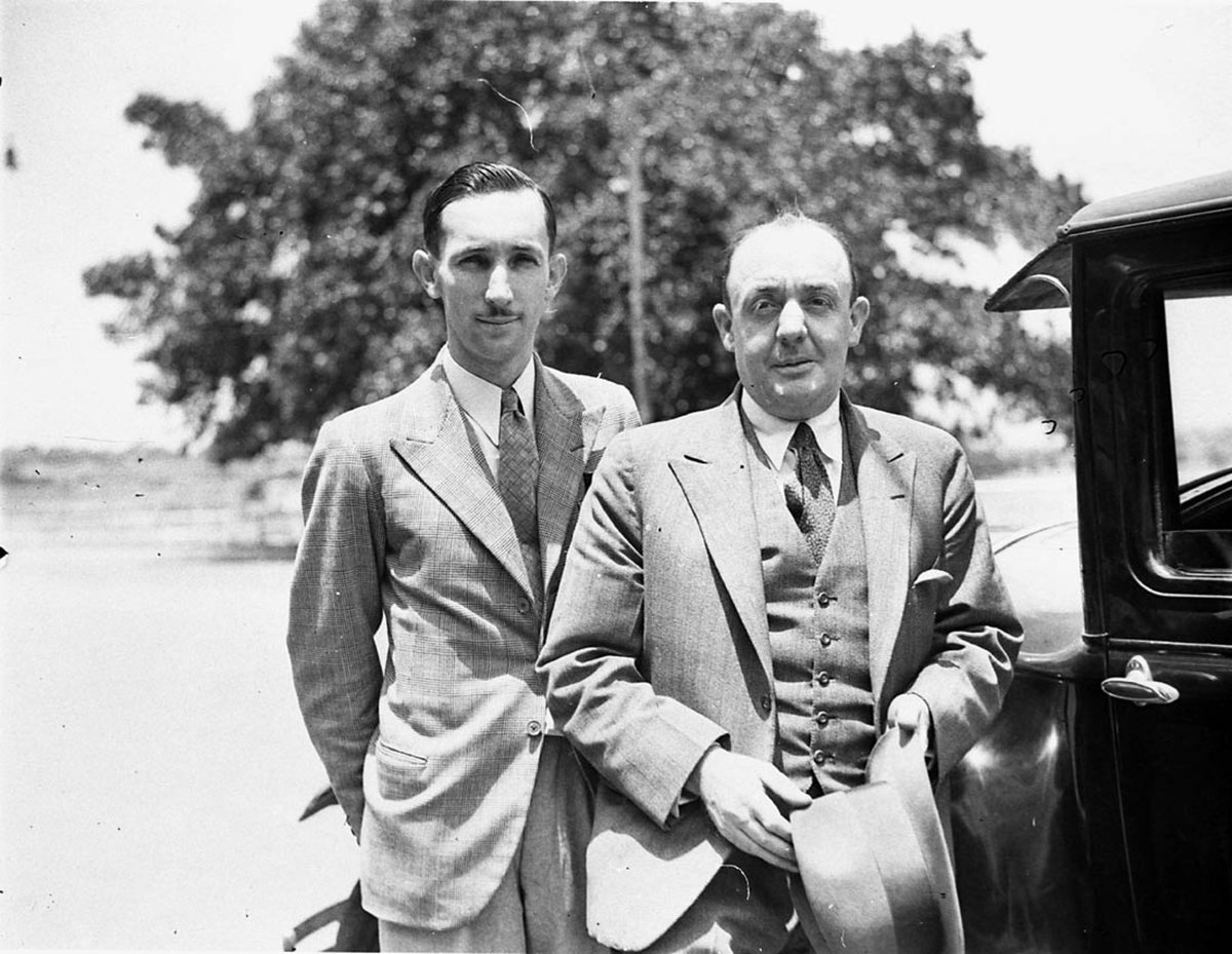 The two Speedway Royal promoters Frank Arthur and Bill Prior (c. 1932)