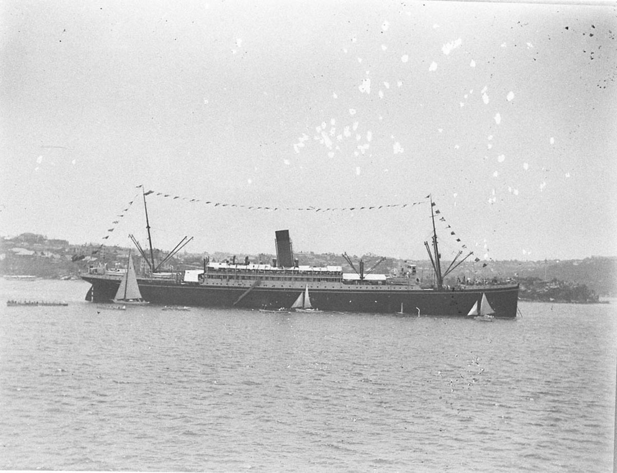 Themistocles the flagship of the regatta (c. 1934)