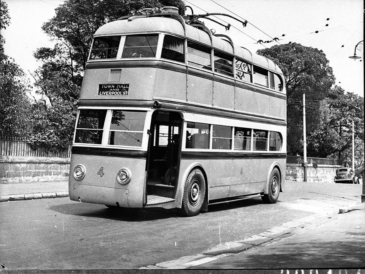 Trolley bus taken for Harrison, Sydney (1936)