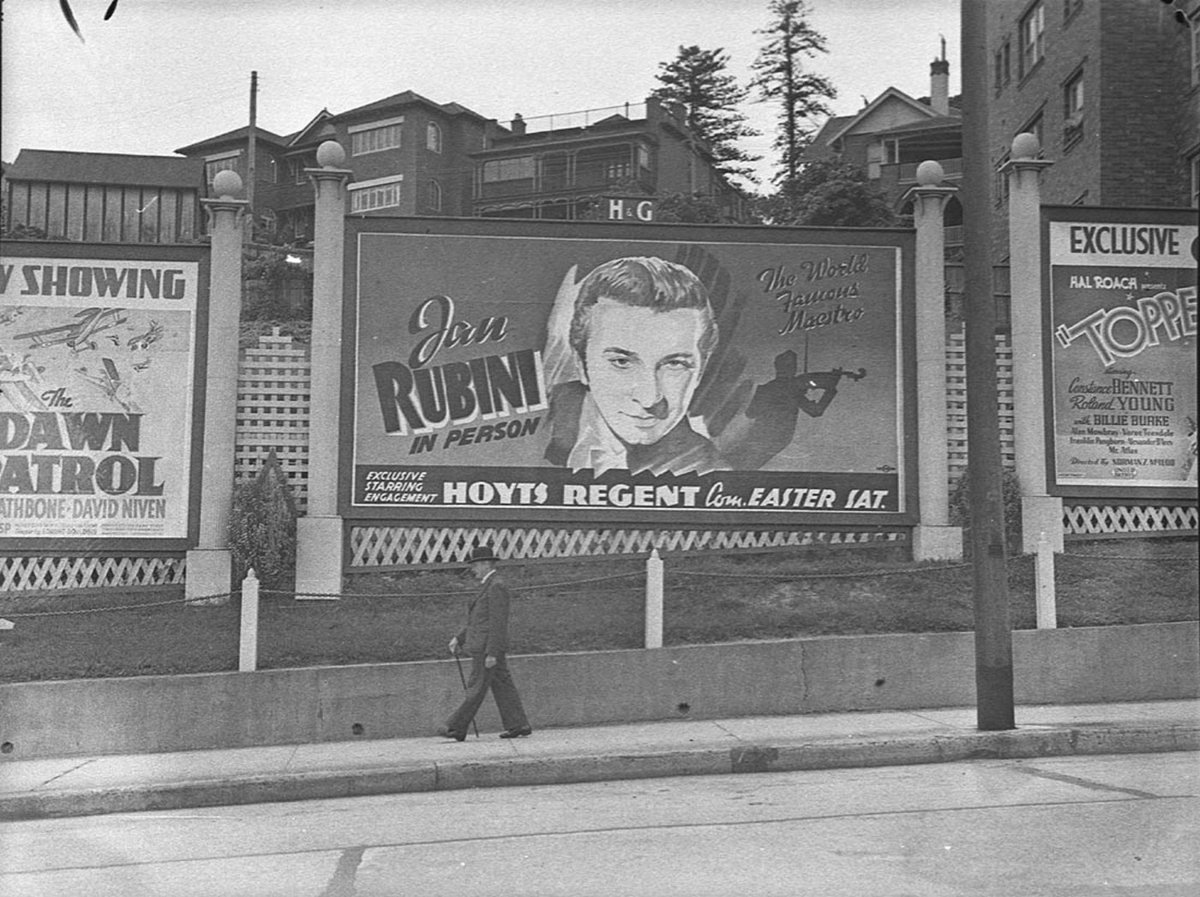 Twentyfour sheeter billboard of Jan Rubini (1939)