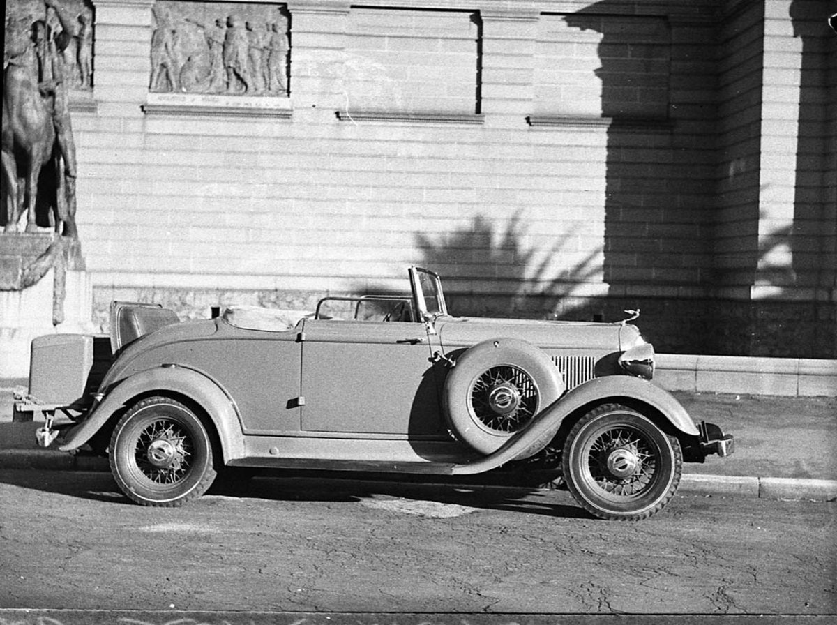 Twodoor coupe with rumble seat Liberty Motors taken for Telegraph classified ads (1937)