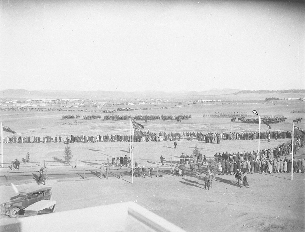 View from Parliament House, Sydney city centre (1927)