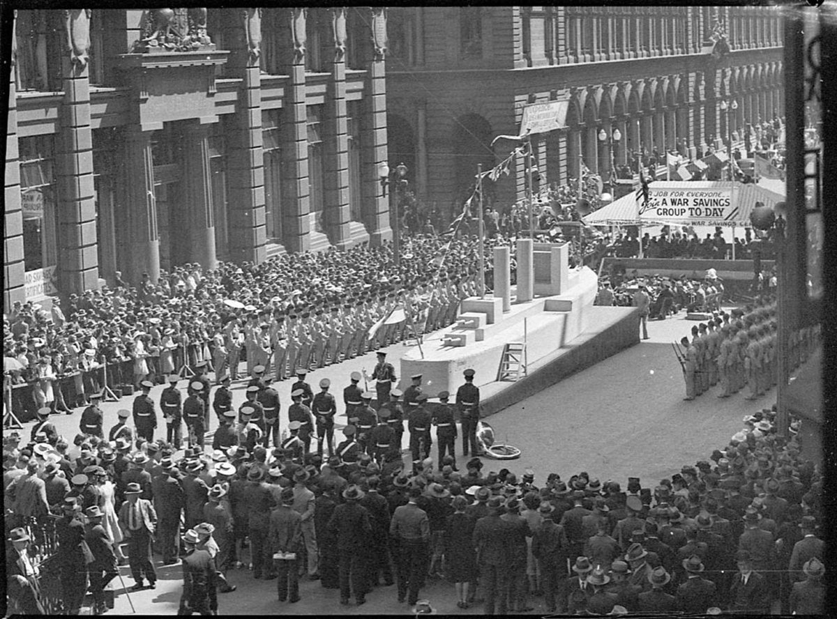 Win the War Week Air Force Day Martin Place (1940)