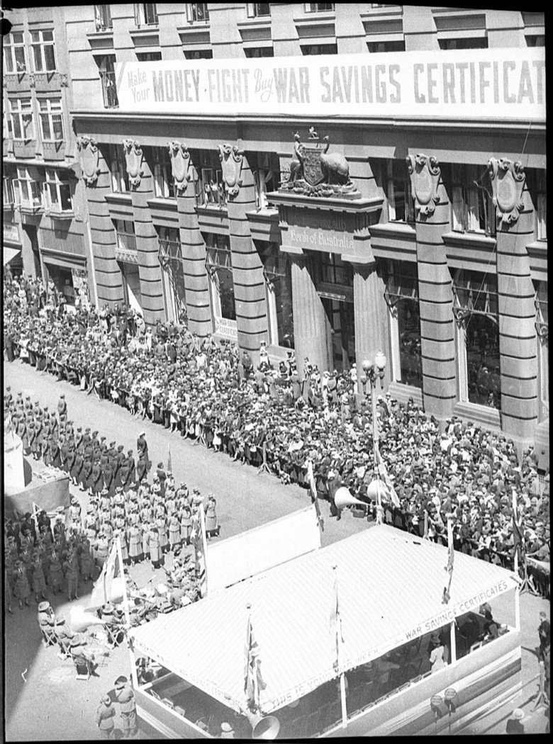 Win the War Week last day, Martin Place (1940)